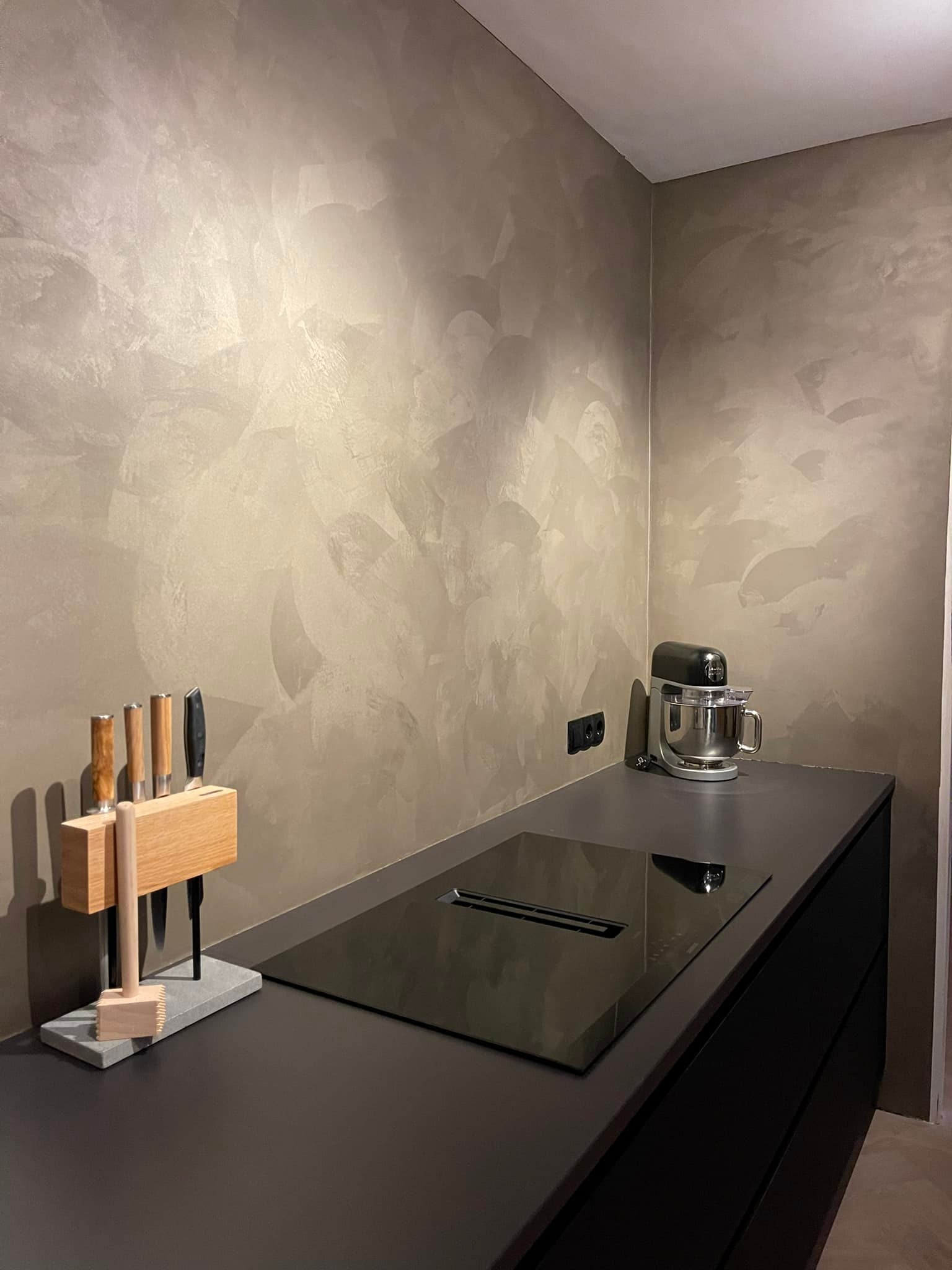 Betonlook wandafwerking